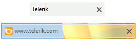 UI for WinForms Clear button in textboxes demos UI for WinForms Clear button in textboxes demos