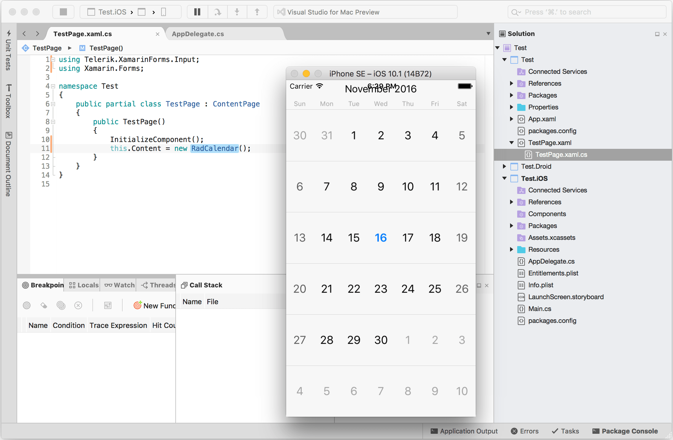 Xamarin profiler visual studio for mac