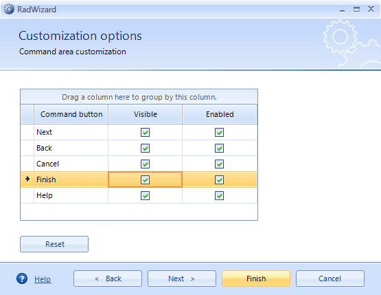 RadWizard for WinForms