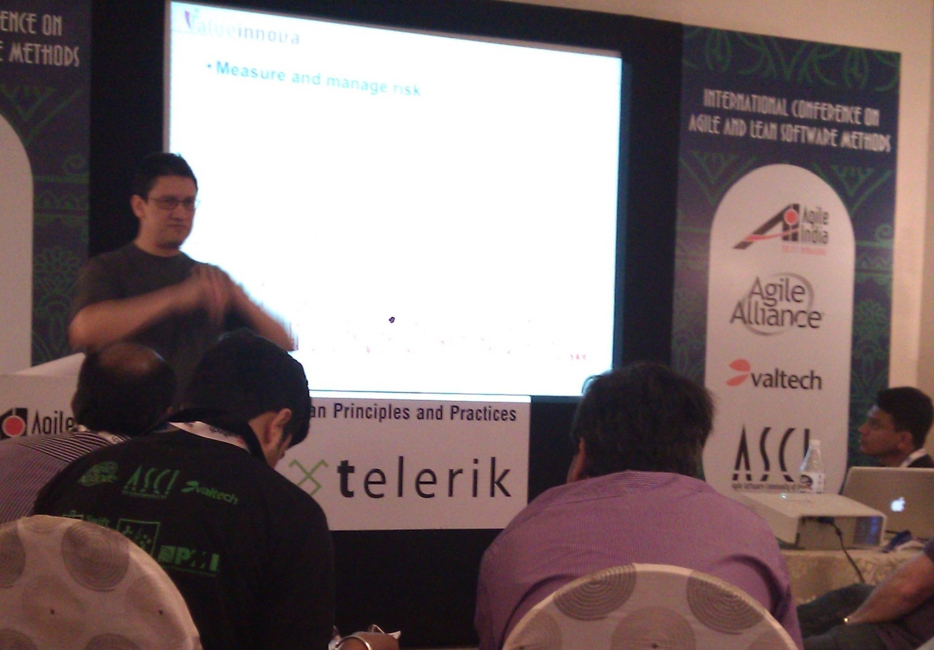 telerik sponsoring the agile days india event