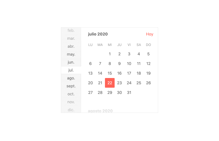 Kendo UI for Angular - Calendar Globalization
