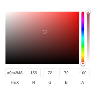 kando UI为Angular ColorGradient -表单支持