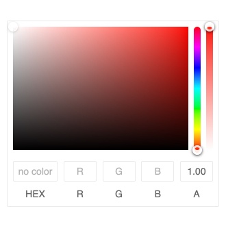 Kendo UI for Angular ColorGradient - Overview