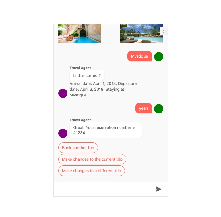 Kendo UI for Angular Conversational UI - Message Attachments