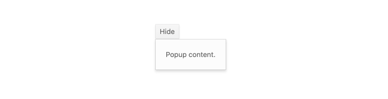Kendo UI for Angular Popup - Appearance