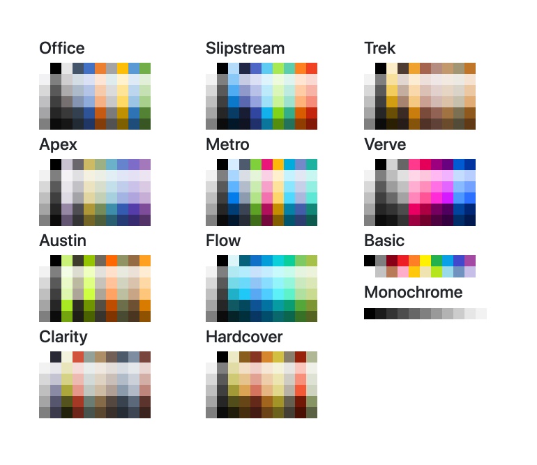 ColorPalette - Presets