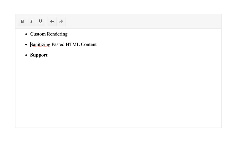 Editor – Sanitizing Pasted HTML Content