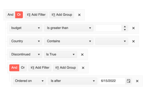 Filter Expression Value Template