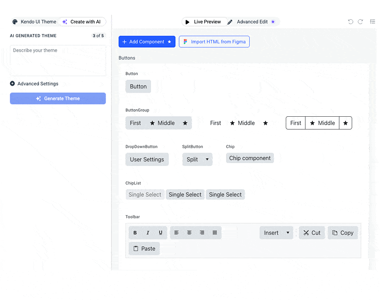 AI Theme Generation