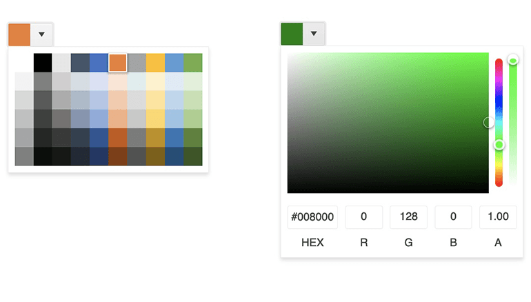 KendoReact ColorPicker Component - New Design