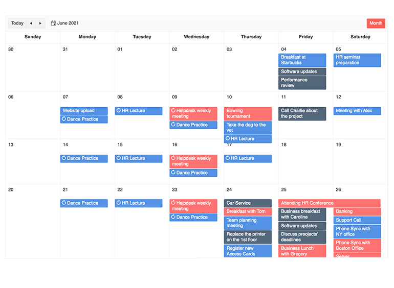 KendoReact Scheduler Component - Adaptive Slot Height