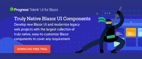 Telerik UI for Blazor