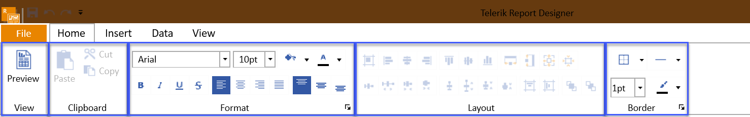 Standalone Designer Home Tab