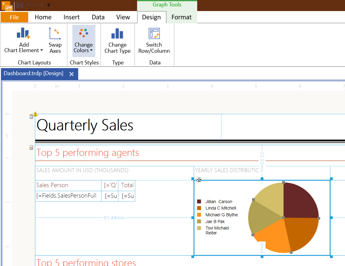 The Standalone Designer Context Tools Tab