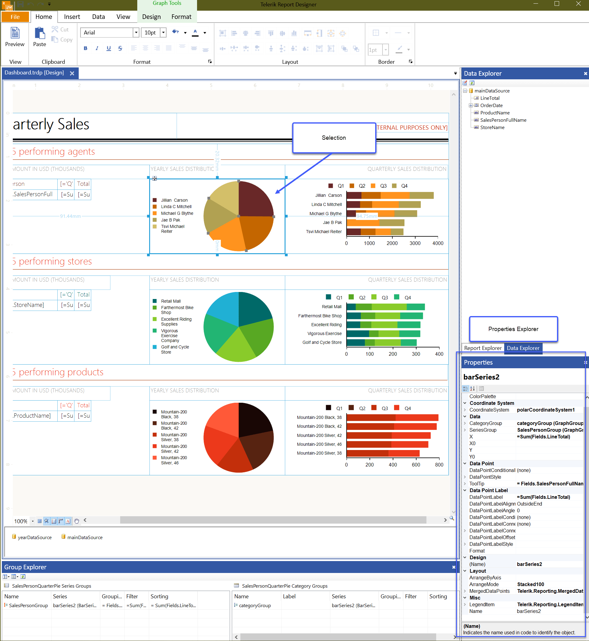 The Standalone Designer Properties Explorer UI