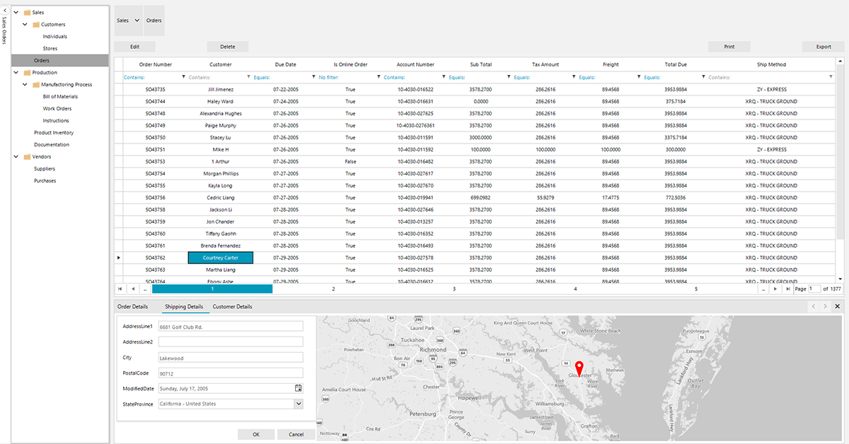 Telerik UI For Winforms Sample Applications - Telerik