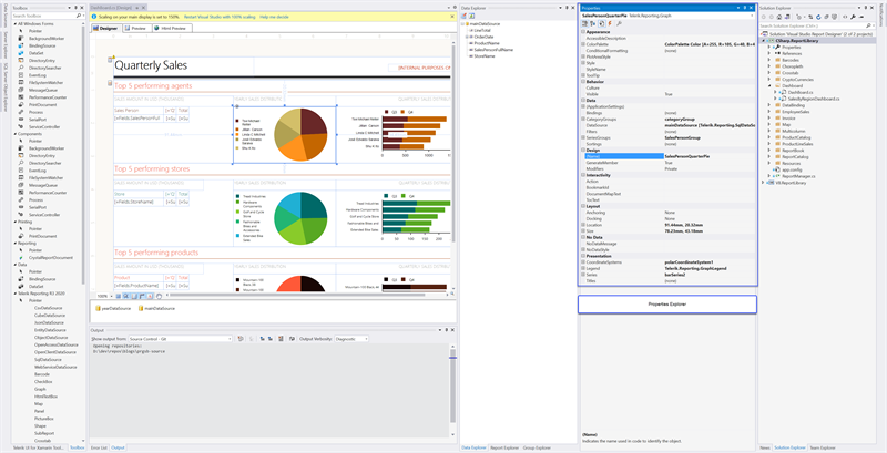 Visual Studio Properties Explorer