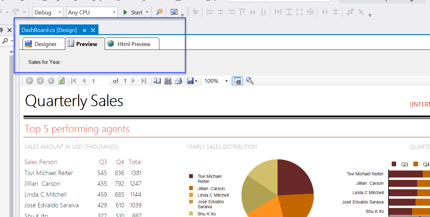 Visual Studio Designer View Mode Tabs