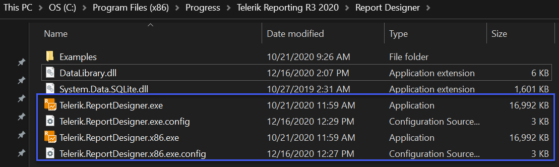 Standalone Designer Default Installation Folder
