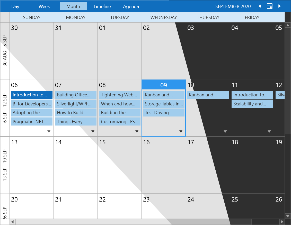 Office 2019 ScheduleView Variations