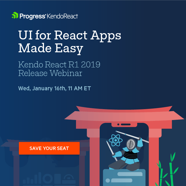 KendoReact R1 Release Webinar