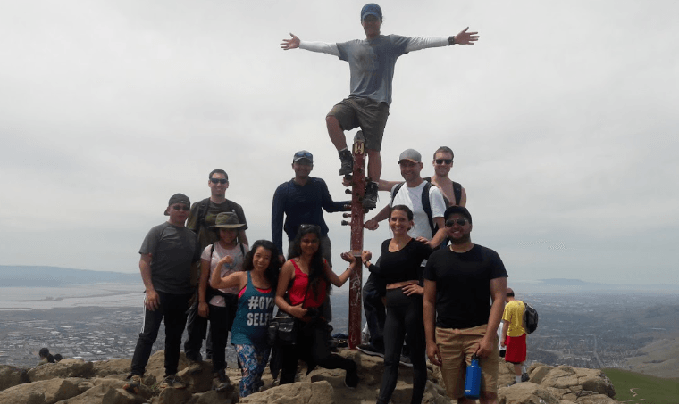 670_Ebishard_Hike Hiking with my colleagues at Tesla