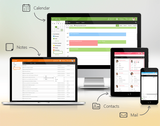 Telerik Outlook-inspired Sample App Telerik Outlook-inspired Sample App
