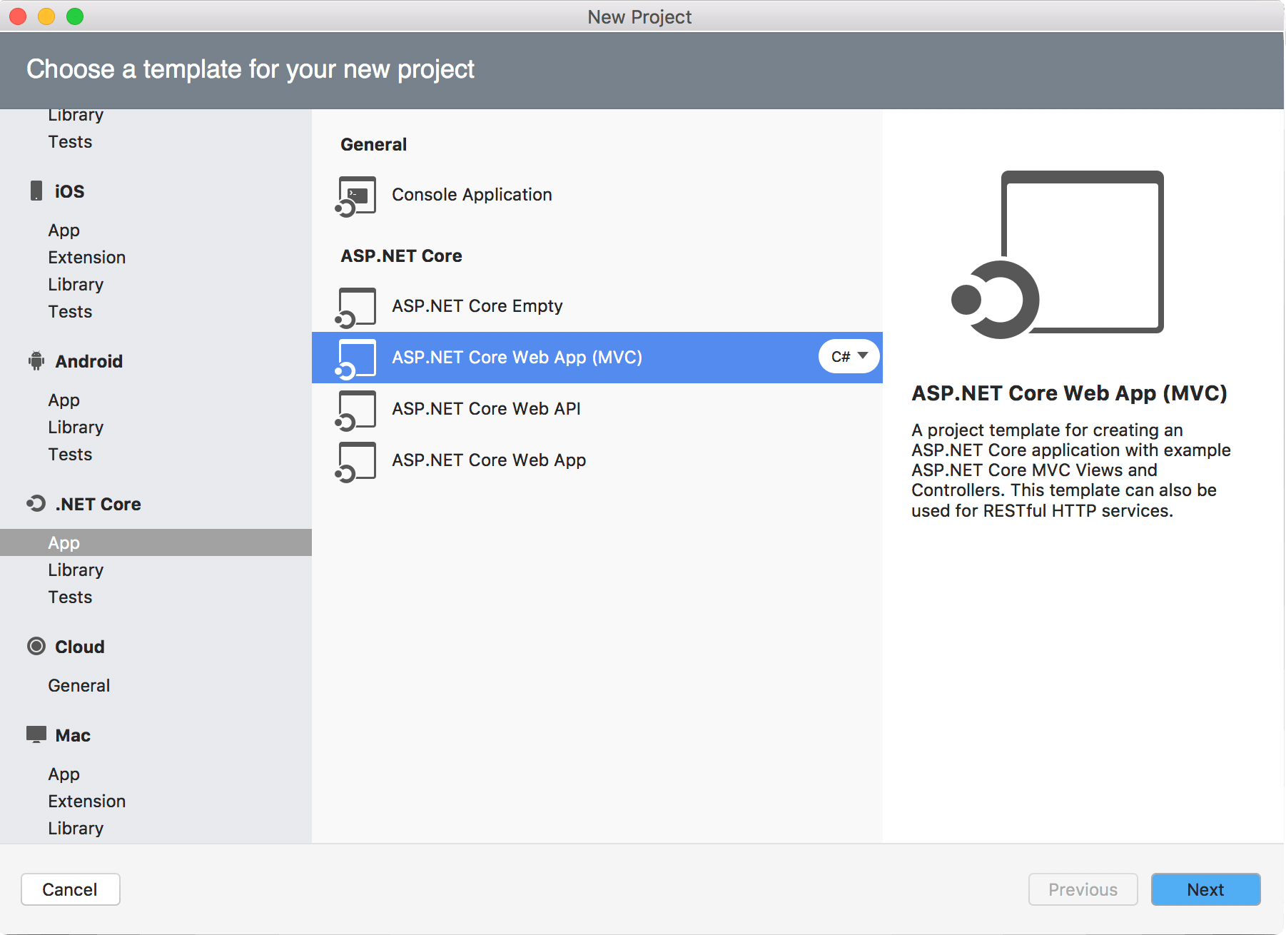 ASP.NET MVC Template