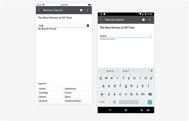 Xamarin Forms Autocomplete Control Telerik Ui For Xamarin