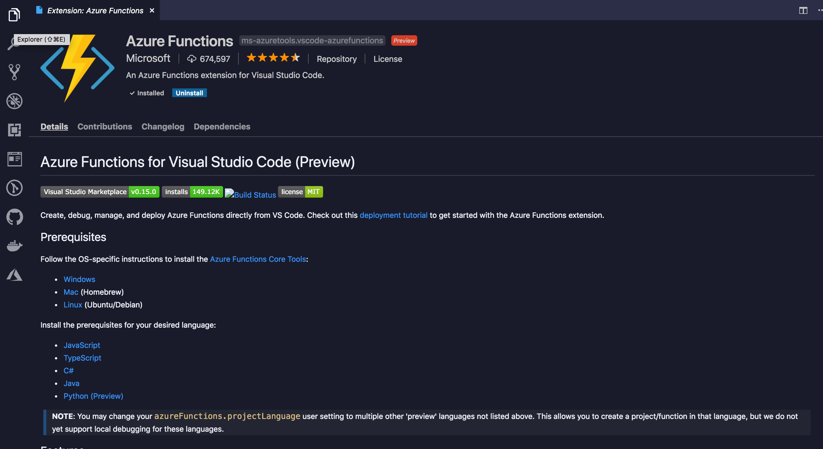 install visual studio code on mac for angular development