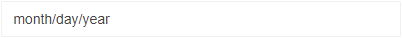 Telerik UI for Blazor DateInput Component Telerik UI for Blazor DateInput Component with a month day year mask
