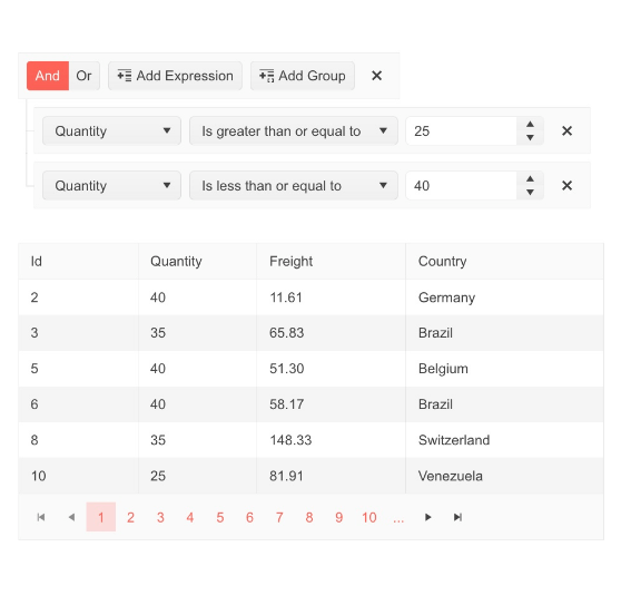 Blazor Filter Component | Telerik UI For Blazor