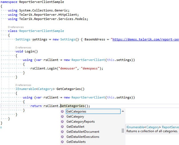 BlogClientCode api client code