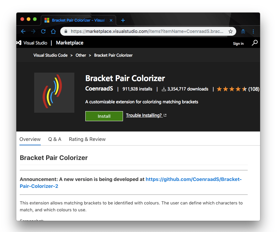 Bracket-Pair-Colorizer