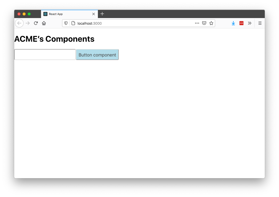The basic components in a running app