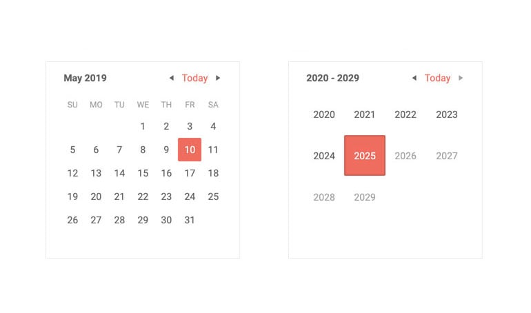 Telerik UI for Blazor Calendar Overview