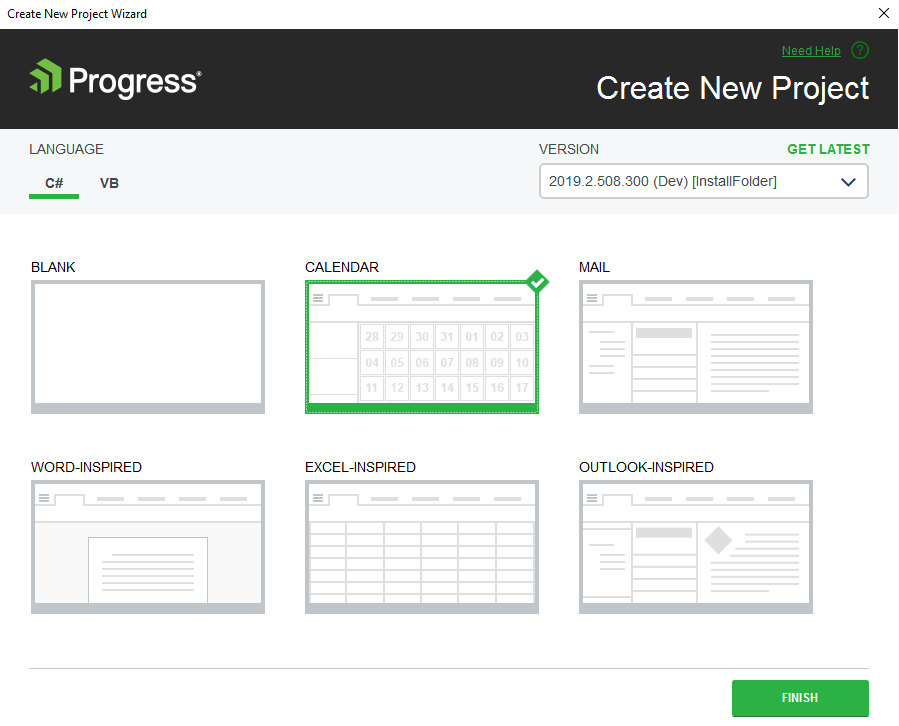 choosetemplate vsx