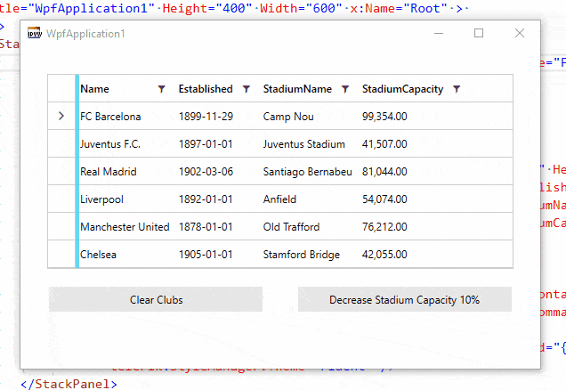 DataGrid In Python runtime change DataGrid In Python runtime change