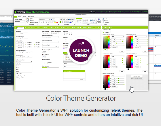 Color Theme Generator for WPF