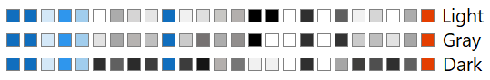 Office 2019 Color Variations