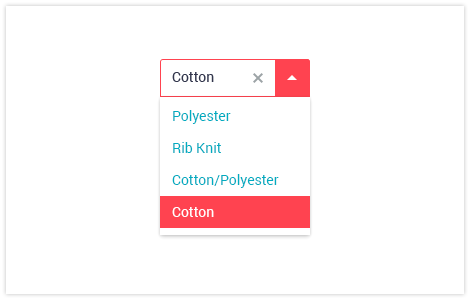 combobox close button combobox close button