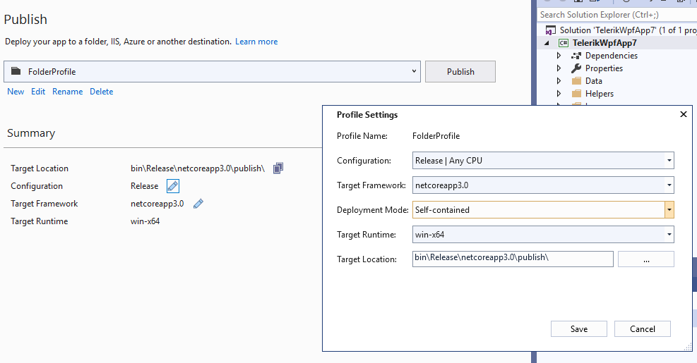 configure profile