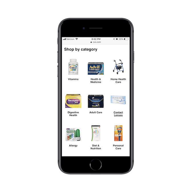 CVS PWA - internal page CVS PWA - internal page