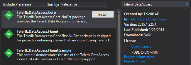 Telerik  DataAccess Visual Announcements June 2015