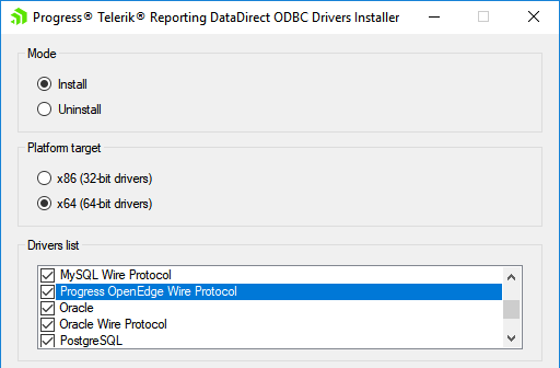 datadirect drivers installer