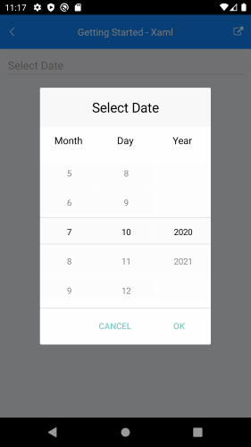 Pick A Date With Telerik Date Picker For Xamarin Forms Pick A Date With Telerik Date Picker For Xamarin Forms