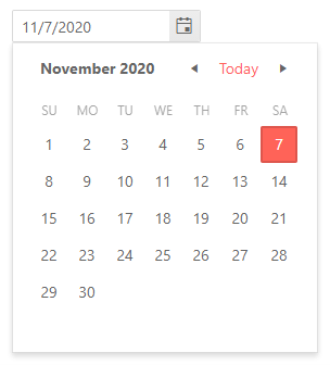 DatePicker - Default Value