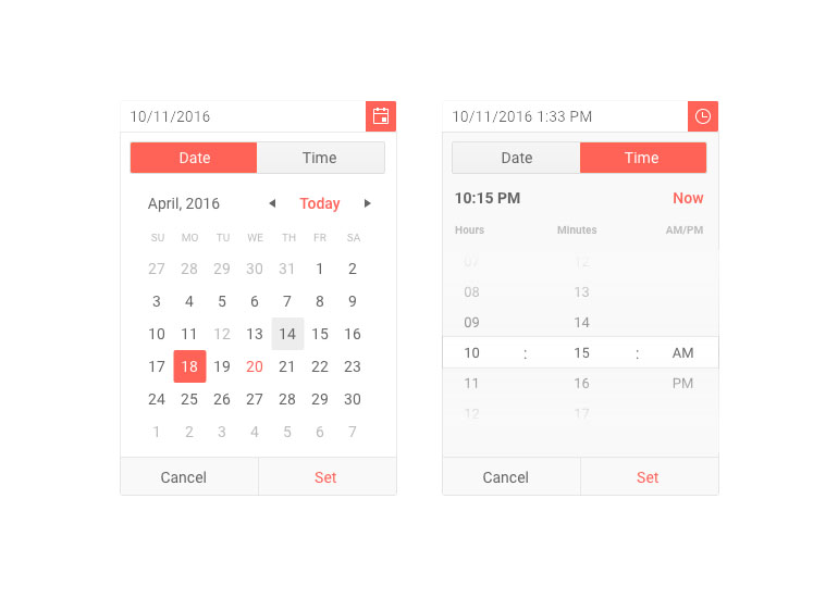 Telerik UI for ASP.NET MVC Calendar - DateTimePicker New Rendering