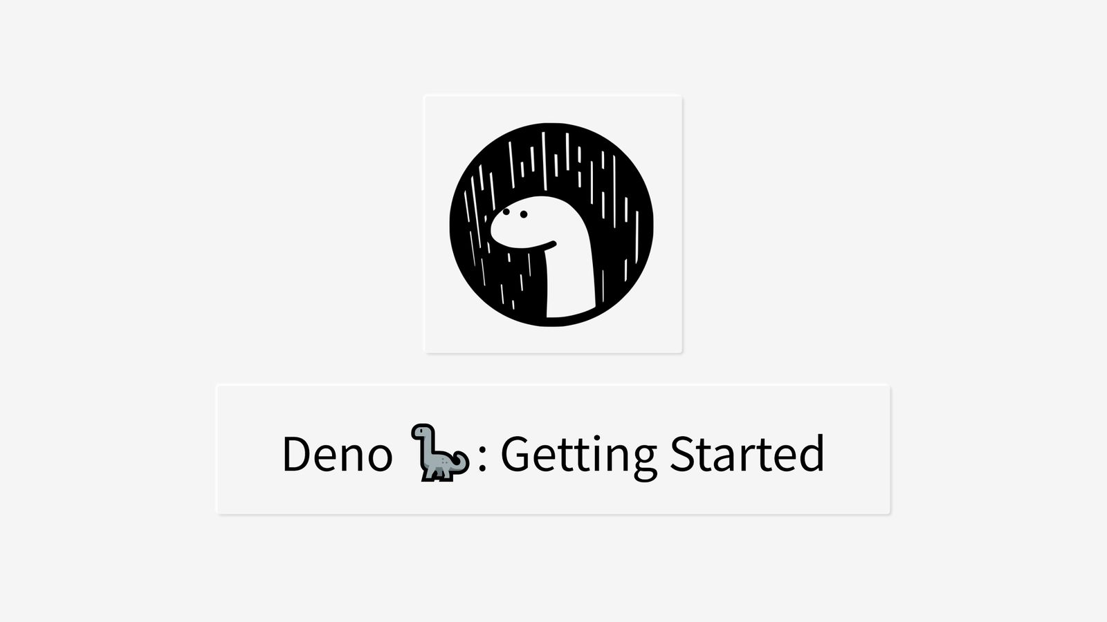 Getting Started with Deno