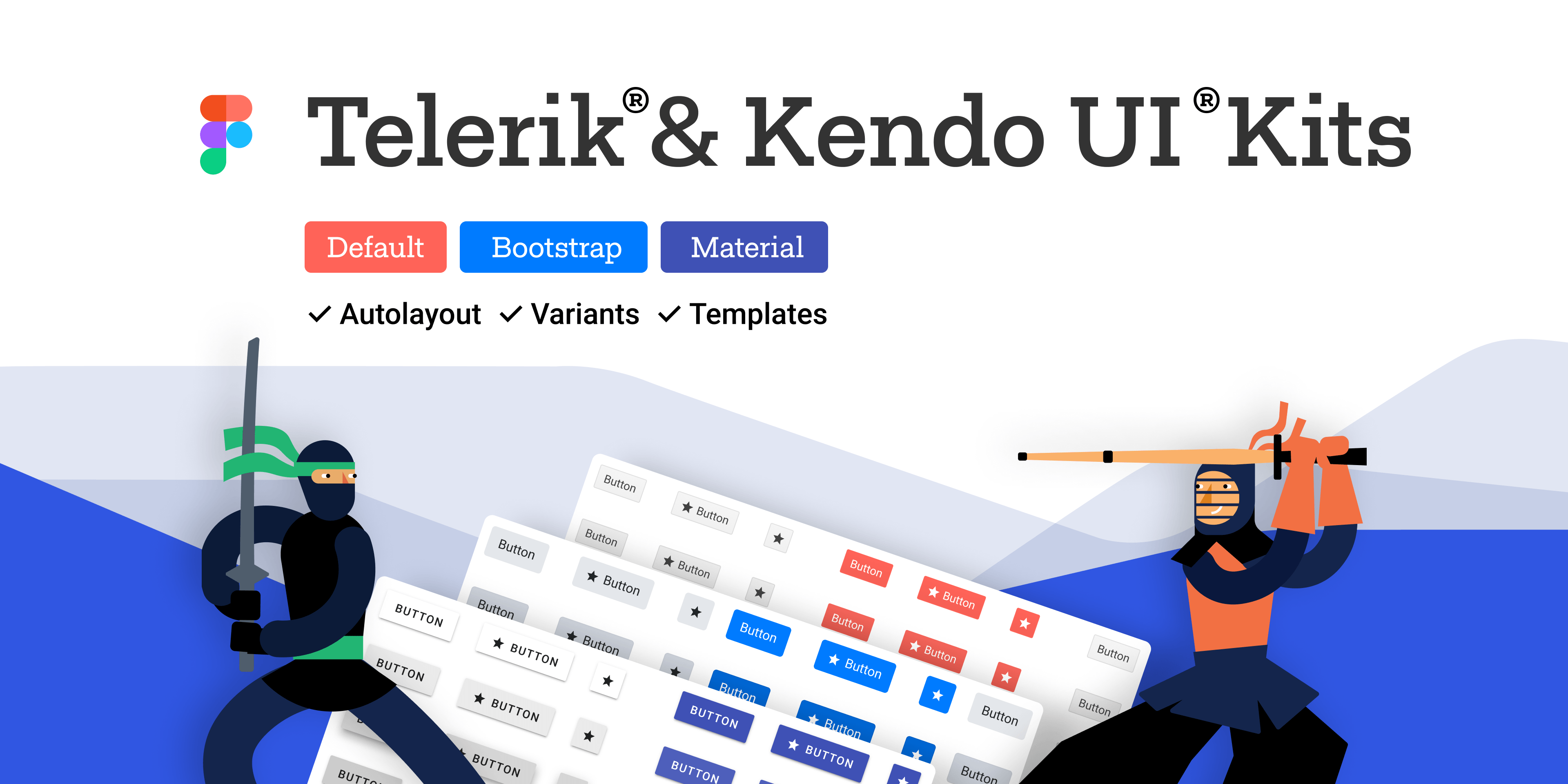 Telerik and Kendo UI Design Kits for Figma